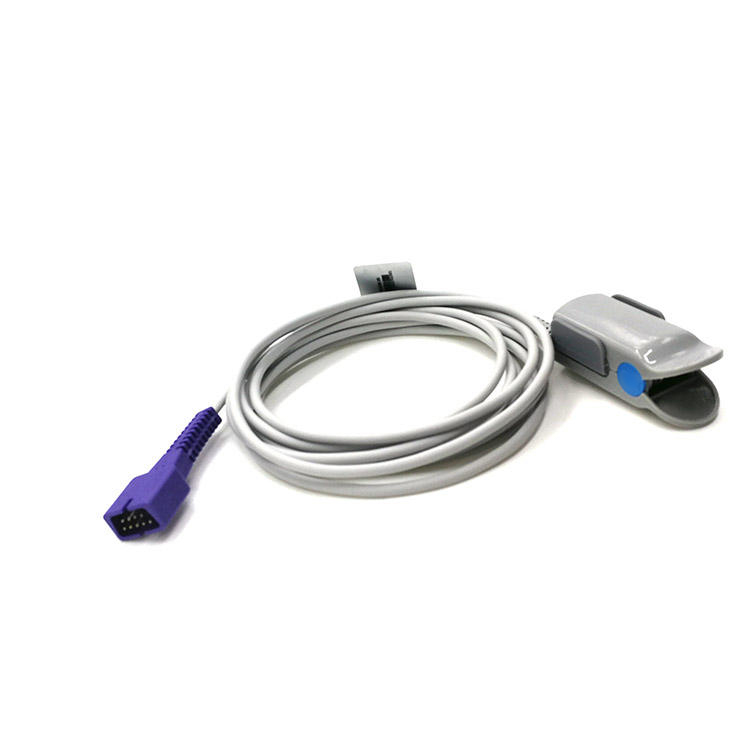 Nellcor DS100A Oximax Adult finger Clip Spo2 sensor 9Pin