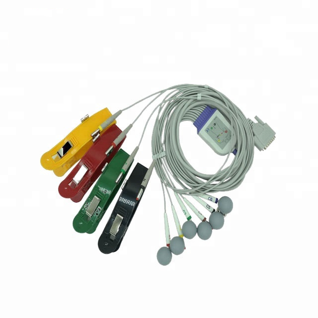 nihon kohden DB15 10 lead 12 lead ecg cable ekg cable