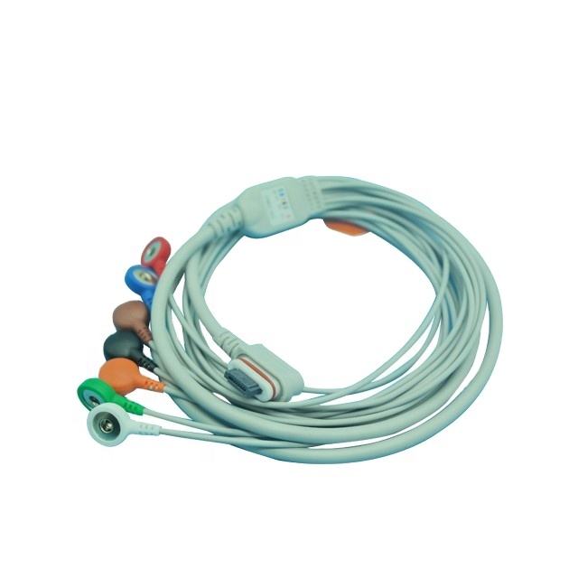 Hot Sale!GE SEER Light 2008594-004 7 lead holter patient ecg cable/leadwire