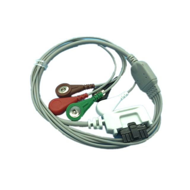 Northeast DR 200/ Dr 300+ Digital Holter/Event Monitor 5 lead holter cable