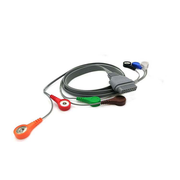 Edan ECG holter cable 5/7/10 lead ECG cable for Edan SE-2003 / SE-2012