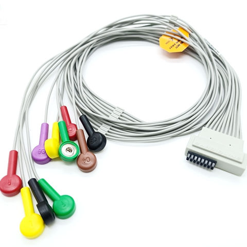 10 Lead Patient Cable for Holter walk400h or ClickHolter NG Cardioline 0.9m