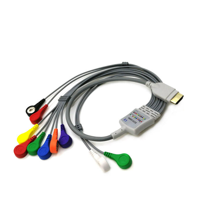 ECG wire 10 lead ECG holter cable for BIOX CB-2301-A
