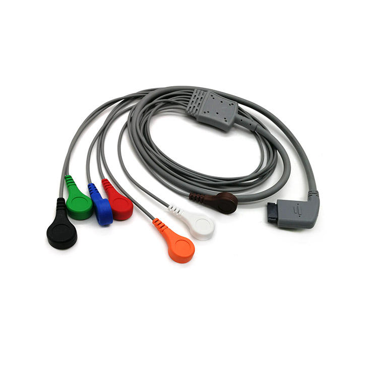 meidcal Biomedical ECG 7 lead ECG holter cable for Biomedical BI9800/BI9000