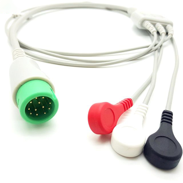 Comen 3-lead ECG Cable with leadwires