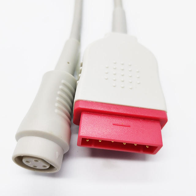 IBP Adapter Cable Compatible GE Marquette Monitor To B.B Transducer Invase blood pressure